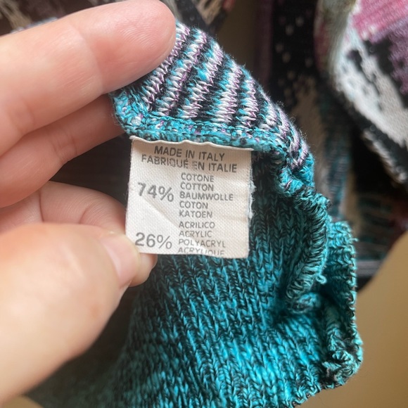 Vintage Italian Knit Pattern Sweater - Picture 8 of 9